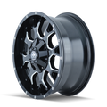 Mayhem 8015 Warrior 20x10 / 6x135 BP / -25mm Offset / 106mm Hub Black w/ Milled Spokes Wheel