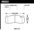 Hawk BMW 135i DTC-60 Race Front Brake Pads