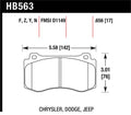 Hawk 06-07 Dodge Magnum SRT8 / 06-09 Challenger SRT8 / 05-07/09 Chrysler 300 C SRT8 HPS Street Front