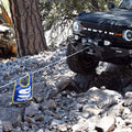 Superwinch 10000 LBS 12V DC 3/8in x 54ft Synthetic Rope Scorpion 10000SR Winch - Black Powdercoat