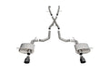 Corsa 2021-2025 Dodge Durango SRT Hellcat Cat-Back 2.75in Dual Rear Exit Xtreme 4.5in Black PVD Tips