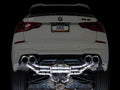AWE Tuning 20-25 BMW X3 M/M Comp (F97) AWD SwitchPath Axle-Back Exhaust - Chrome Silver Tips