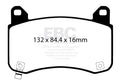 EBC 2020+ Tesla Model Y Electric Performance Bluestuff Front Brake Pads