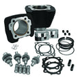 S&S Cycle 00-21 Sportster Models 883cc to 1200cc Hooligan Kit - Wrinkle Black