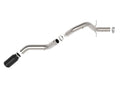 aFe Large Bore-HD 5in 409SS DPF-Back Exhaust System w/Blk Tip 24-25 GM Diesel Trucks V8-6.6L(td) L5P
