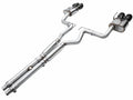 AWE 2024 Ford Mustang GT Fastback S650 RWD SwitchPath Cat-Back Exhaust w/ Quad Diamond Black Tips