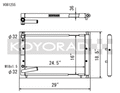 Koyo 94-01 Acura Integra w/ K-Series Swaps (2.0/2.4L) Radiator