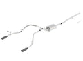 Borla 14 Silv/Sierra C/B Exhaust ATAK 1500 5.3L V8 AT/MT 2&4WD Ext Cab (78.7) WB - Black Chrome
