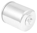 K&N Harley-Davidson 3in OD x 4.063in H Chrome Oil Filter