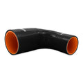 Mishimoto Silicone Reducer Coupler 90 Degree 3in to 3.5in - Black