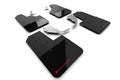 Rally Armor 21-25 Ford Bronco (Steel Bmpr - NO Rptr/Sprt - NO RR/RB) Blk Mud Flap w/Red Logo