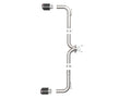 aFe Takeda 2-1/2in 304 SS Axle-Back Exhaust w/ Carbon Fiber Tips 14-18 Mazda 3 L4 2.0L/2.5L