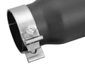 aFe MACHForce XP 3in Inlet x 4in Outlet x 9in Length Clamp-On Black Tip