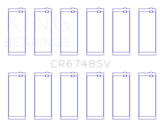 King Engine Bearings BMW/OPEL M51/M57/D25/Y25 TD Sputter Connecting Rod Bearing Set