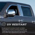 Putco 19-20 Ram 1500 - Crew Cab (Set of 4) Element Chrome Window Visors