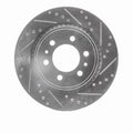 DFC 07-21 Ford F-150 RWD Front Right Drilled & Slotted Silver Brake Rotor
