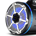 DS18 Marine And Powersports Towers 8in 1in Driver 180 Watts RMS RGB LED Lights Black