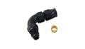Vibrant 90 Degree 5/16in Tube to Male -6AN Flare Adapter w/ Olive Inserts