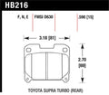 Hawk 93-98 Toyota Supra TT HPS Street Rear Brake Pads