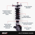 Air Lift Performance 02-06 Infiniti G35 / 03-08 Nissan 350z Coilover Kit