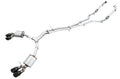 AWE Tuning Audi B9 S5 Sportback Touring Edition Exhaust - Non-Resonated (Black 102mm Tips)