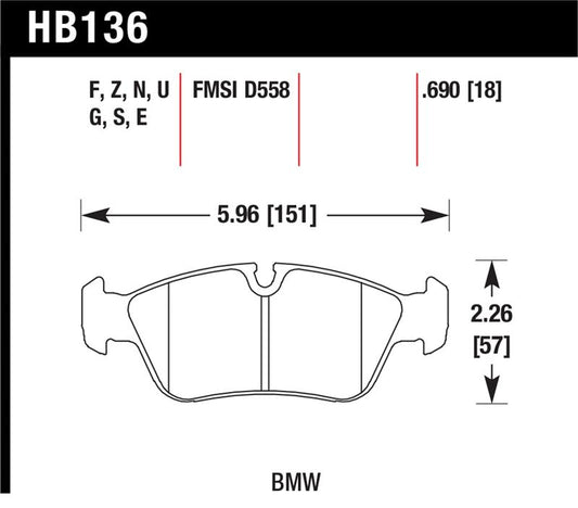 Hawk HPS Street Brake Pads