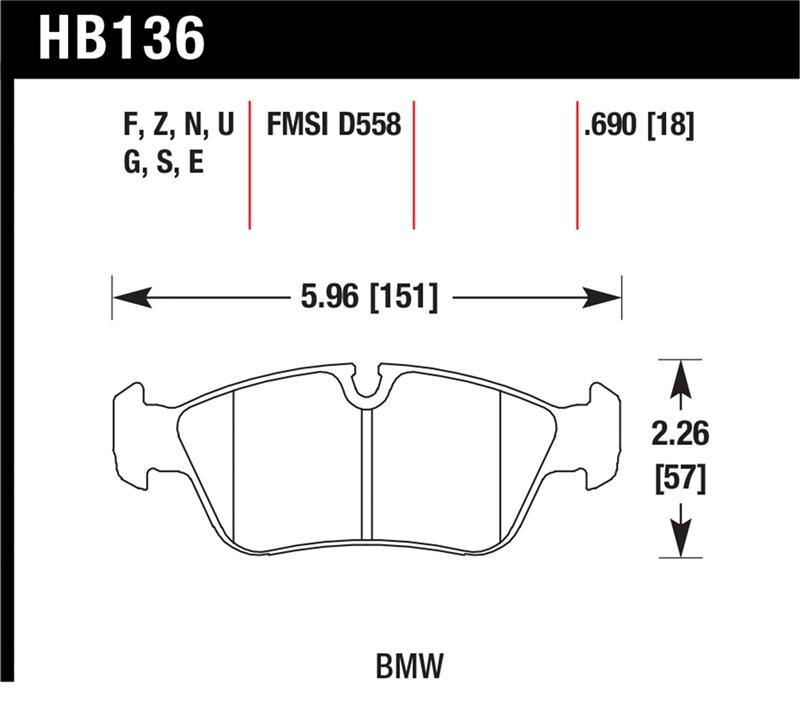 Hawk HPS Street Brake Pads