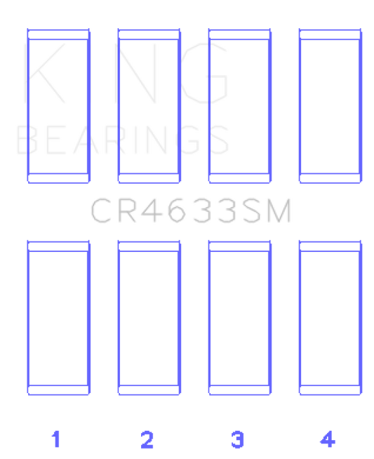 King Engine Bearings 2008 Mini Cooper N14 Turbo Rod Bearing Set - Size STD