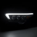 AlphaRex 2023+ Toyota Tacoma NOVA-Series LED Proj Headlights Black w/Actv Light & Seq. Sig + DRL