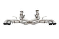 Corsa 2020-25 Corvette C8 3in Xtreme Cat-Back Exhaust 4.5in Pol Quad Tips - Deletes stock AFM Valve