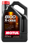Motul Synthetic Engine Oil 8100 5W30 X-CESS 5L
