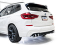 AWE Tuning 20-25 BMW X3 M/M Comp (F97) AWD SwitchPath Axle-Back Exhaust - Chrome Silver Tips