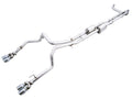 AWE Tuning 4th Gen GM 1500 6.2L 0FG Cat-Back Split Rear Exit (w/ Bumper Cutouts) - Quad Chrome Tips