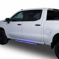 Putco 15-24 Chevrolet Silverado HD Blade Rocker Kits Sideliners - Red/Blue w/ White Override