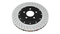 DBA 19+ Chevrolet Camaro ZL1 (w/ M6 Nuts) 5000 Series Cross Drilled & Dimpled Brake Rotor