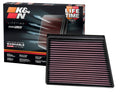 K&N 2015 Jaguar F-Pace V6-3.0L F/I Left Side Replacement Drop In Air Filter