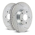 Power Stop 13-22 Ford F-350 Super Duty Front Drilled & Slotted Rotor - Pair