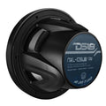 DS18 Subwoofer & Enclosure 10in 300 Watts RMS 4 ohm SVC Black w/ Covers