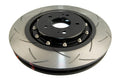 DBA 08+ EVO X Front Slotted 5000 Series 2 Piece Rotor Assembled w/ Black Hat