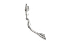 Corsa 2021-2025 Ford F-150 SuperCab/6.5in Bed 3.5L V6 Sport Cat-Back Single Side Exit-Polished