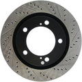 StopTech 07-09 Toyota Tundra / 08-09 Toyota Sequoia Front Left Slotted & Drilled Rotor