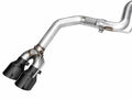 AWE 2024 Ford Mustang Dark Horse S650 RWD Track Edition Cat-Back Exhaust w/ Quad Diamond Black Tips