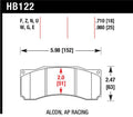 Hawk Stoptech ST-60 Caliper HP+ Street Brake Pads