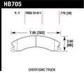 Hawk Chevy/GMC Express/Silverado/Savana/Sierra 15/25/35/4500 SuperDuty Rear LTS Brake Pads
