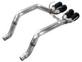 AWE Tuning 05-07 C6 Chevrolet Corvette 6.0L Track Edition Axle-Back Exhaust w/ Diamond Black Tips