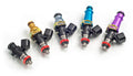 Injector Dynamics 1340cc Injectors - 48mm Length - 14mm Grey Top - 14mm Lower O-Ring (Set of 6)