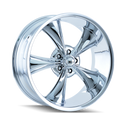 Ridler 695 22x9 / 5x127 BP / 0mm Offset / 83.82mm Hub Chrome Wheel