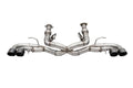 Corsa 2020-25 Corvette C8 3in Xtreme Cat-Back Exhaust 4.5in Black Quad Tips - Deletes stock AFMValve