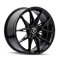 Kraze KR196 Evolve 20x9 / 5x114.3 BP / 35mm Offset / 72.62mm Hub Gloss Black Wheel