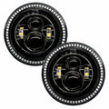 Oracle 7in High Powered LED Headlights - Black Bezel - ColorSHIFT - BC1